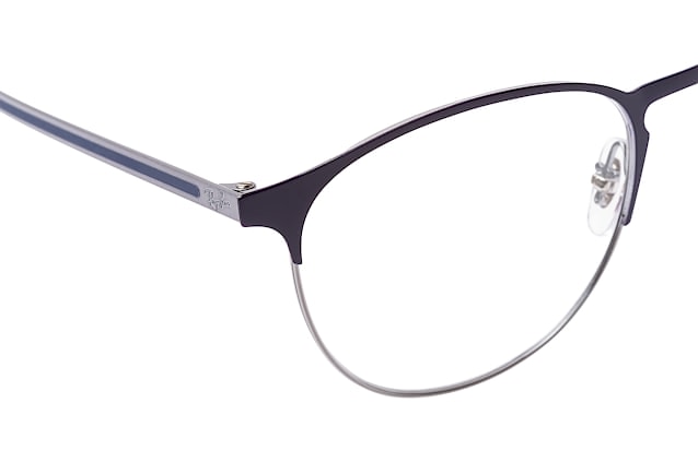 RayBan 6375 Zilver met blauw