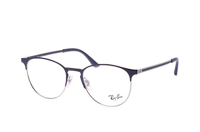 RayBan 6375 Zilver met blauw