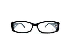 zwart, bhutan costes rechthoekige damesbril