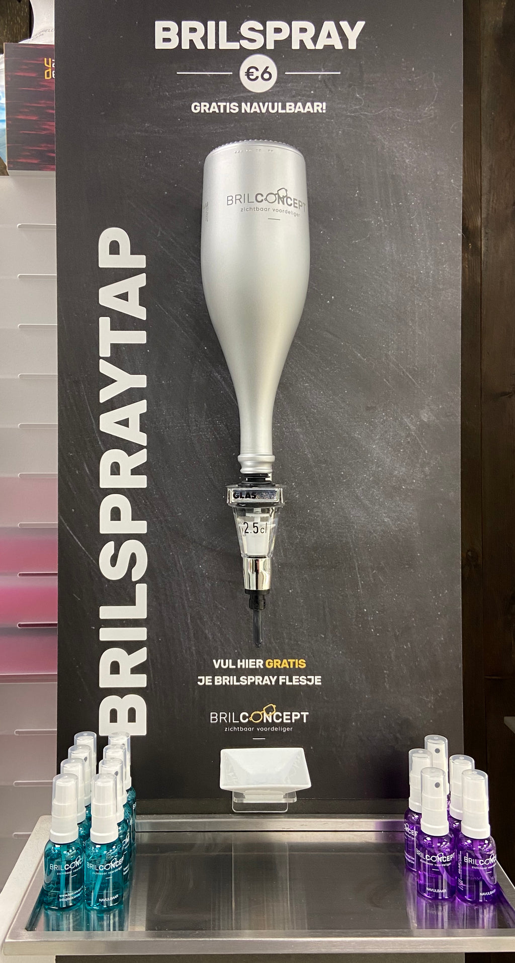 Reinigende Spray (navulbaar via tap)